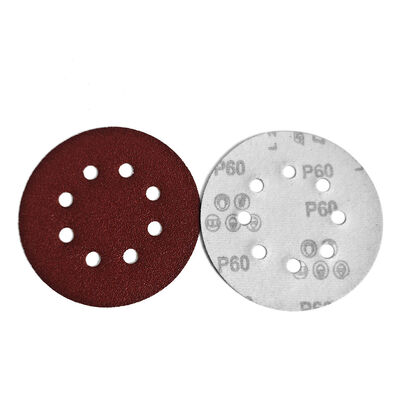 8Hole 125mm Orbital Sanding Discs Sandpaper pads Wet And Dry OEM