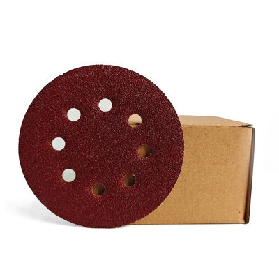8Hole 125mm Orbital Sanding Discs Sandpaper pads Wet And Dry OEM