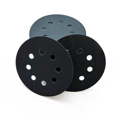 5" 8 Hole Silicon Carbide Sanding Discs 80 Grit Waterproof For Wet/dry Sanding Grinder