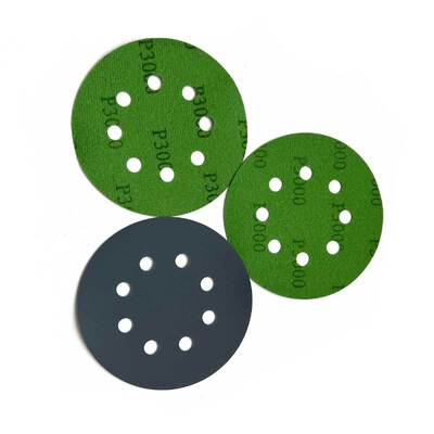 5" 8 Hole Silicon Carbide Sanding Discs 80 Grit Waterproof For Wet/dry Sanding Grinder
