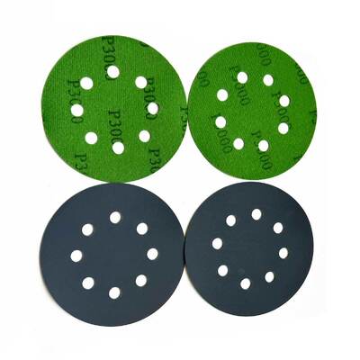 5" 8 Hole Silicon Carbide Sanding Discs 80 Grit Waterproof For Wet/dry Sanding Grinder