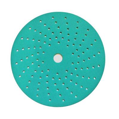 Green Sandpaper Hook and Loop Backing Sandpaper Vortex Hole Sanding Disc Sanding Discs Pad