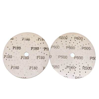 Red Sandpaper Hook and Loop Backing Sandpaper Vortex Hole Sanding Disc Sanding Discs Pad