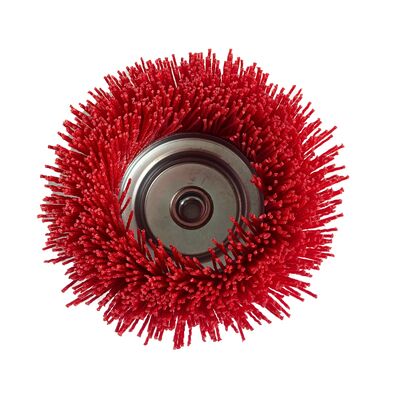 6" Cup Brush, Nylon Filament, 5/8"-11 Thread, 2500 max.RPM