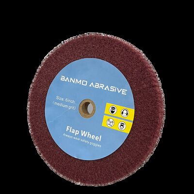 Non-Woven Nylon Fiber Abrasive Flap Wheel Buffing Wheel for Stainless Steel Grinding & Polishing