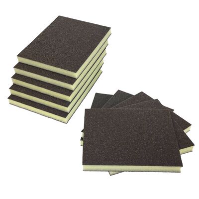 120*100*12mm Good Quality Double Sided Sanding Sponge for Hand Sanding Furniture and Metal