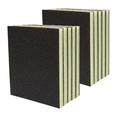 120*100*12mm Good Quality Double Sided Sanding Sponge for Hand Sanding Furniture and Metal