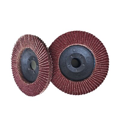Plastic Backed Flap Disc, Lightweight Durable Base for Reduced Vibration and Noise