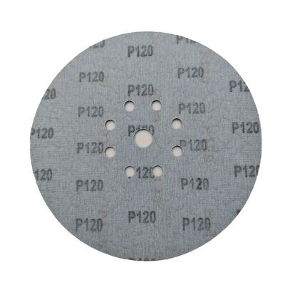 9 Inch 9Holes Aluminum Oxide Medium Grit 225mm Hook Loop Garnet Abrasive Sanding Disc for Wood Polishing OEM
