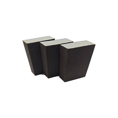 Gray Calcined Sponge Sanding Pad Abrasive Sponge Block Ultra Fine For Polishing Steel