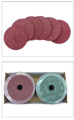 Steel Paper Grinding Discs Aluminum Oxide 7inch with 0.8mm Angle grinder Sandpaper #16--#120