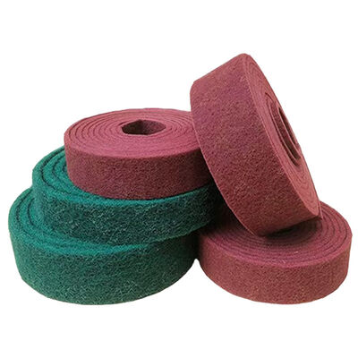 Industrial Abrasive Nylon Pad with Anti-Clog Design Red 6inch*9inch