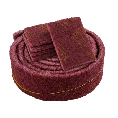 Industrial Abrasive Nylon Pad with Anti-Clog Design Red 6inch*9inch