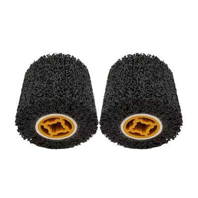 Abrasive Drawing Wheel Burnishing Wheel, 4.5" x 4" Surface Conditioning Tool Drum for Metal Rust Paint and Coating Removal