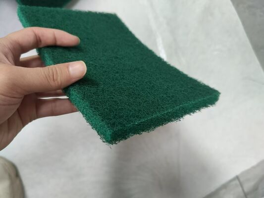 4*6inch Green Non-woven Hand Pad Industrial Abrasive Cleaning Sandpaper Sponge Rectangular Grinder