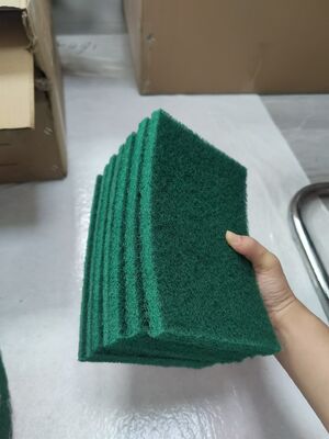 4*6inch Green Non-woven Hand Pad Industrial Abrasive Cleaning Sandpaper Sponge Rectangular Grinder