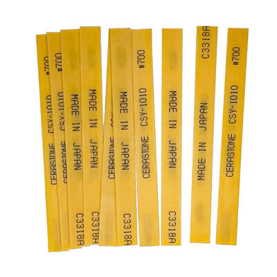 Sharpening Stone Set, 12pcs Knife Whetstones Set White Corundum Sharpener Honing Stone - Polishing Oil Stone