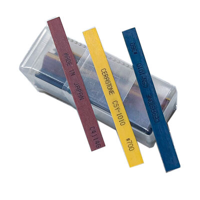 Sharpening Stone Set, 12pcs Knife Whetstones Set White Corundum Sharpener Honing Stone - Polishing Oil Stone