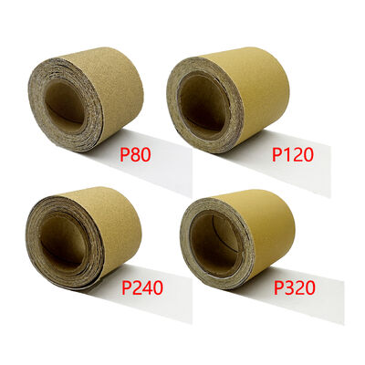 Abrasive Roll Yellow Abrasive Sandpaper Coated Ceramic Abrasive Sandpaper Roll for Polishing