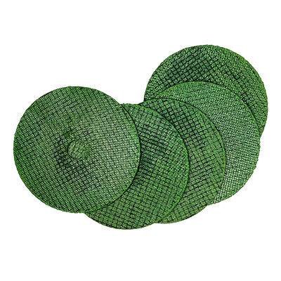 4 Inch 105mm Ultra-Thin Resin Double Mesh Green Metal Polishing Disc for Angle Grinder Fine Abrasive High Hardness
