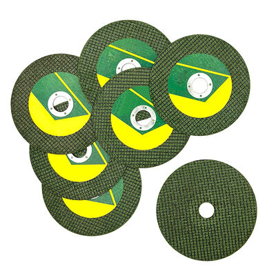 4 Inch 105mm Ultra-Thin Resin Double Mesh Green Metal Polishing Disc for Angle Grinder Fine Abrasive High Hardness