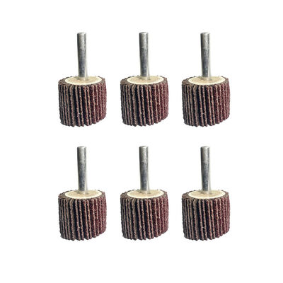 20*25*6 Abrasive Cloth Flap Wheel Grinding Head, with Handle and Impeller