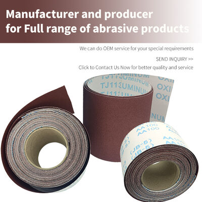 TJ113 JB-5 5cm * 50m Aluminum Oxide Abrasive Cloth Roll for Belts and Hand Using
