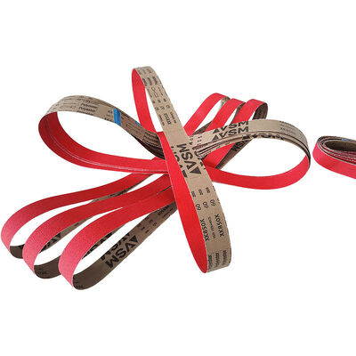 VSM850 Ceramic Sanding Belts 40 60 80 120 Grits for Belt Sanders, Metal Finishing, Rust Removal, Woodworking