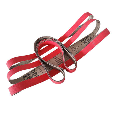 VSM850 Ceramic Sanding Belts 40 60 80 120 Grits for Belt Sanders, Metal Finishing, Rust Removal, Woodworking