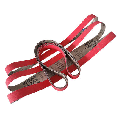 VSM850 Ceramic Sanding Belts 40 60 80 120 Grits for Belt Sanders, Metal Finishing, Rust Removal, Woodworking