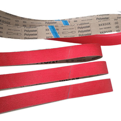 VSM850 Ceramic Sanding Belts 40 60 80 120 Grits for Belt Sanders, Metal Finishing, Rust Removal, Woodworking