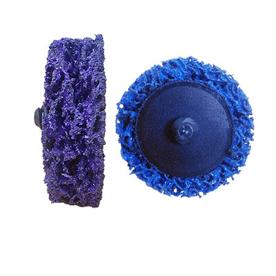 2-inch Quick-Change 15mm Thick Clean Strip Abrasive Grinding Discs Purple Angle Grinder OEM Customizable 