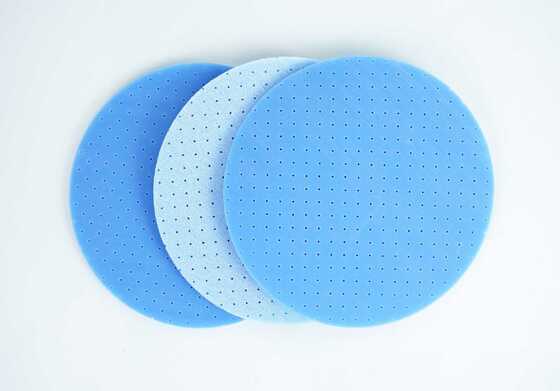 Soft Blue Sponge Sanding Block, Wet Dry Dual Use Abrasive Sponge Sandpaper for Wood Metal Polishing