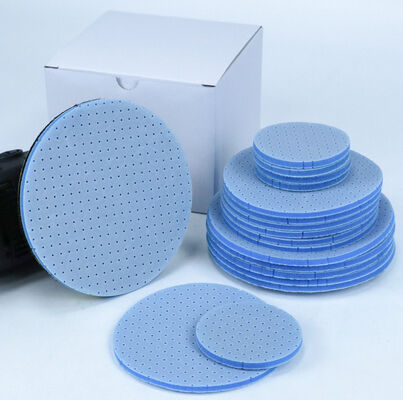 Soft Blue Sponge Sanding Block, Wet Dry Dual Use Abrasive Sponge Sandpaper for Wood Metal Polishing