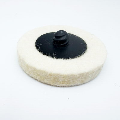 2 Inch Compressed Wool Fabric Quick Change Disc Roll Lock Surface Conditioning Buffing Pads for Polishing and Buffing Projects