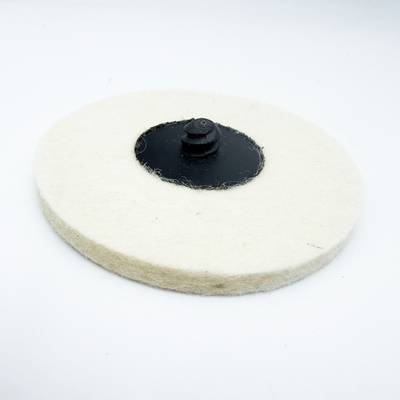 2 Inch Compressed Wool Fabric Quick Change Disc Roll Lock Surface Conditioning Buffing Pads for Polishing and Buffing Projects