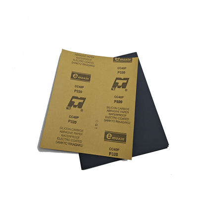 Wet Dry 230*280mm Black Silicon Carbide Sandpaper sheet for Hand Sanding
