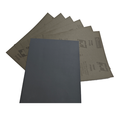 Wet Dry 230*280mm Black Silicon Carbide Sandpaper sheet for Hand Sanding