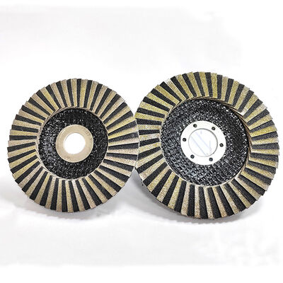 4 Inch Diamond Flap Disc 72 Sheets Wear Resistant Wall Stone Polishing Tool
