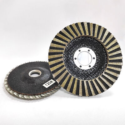 4 Inch Diamond Flap Disc 72 Sheets Wear Resistant Wall Stone Polishing Tool
