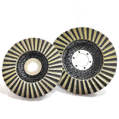 4 Inch Diamond Flap Disc 72 Sheets Wear Resistant Wall Stone Polishing Tool
