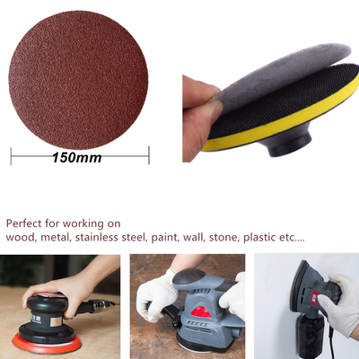 High G-Ratio 6.2 Aluminum Oxide Fiber Disc 100mm P80 Grit Resin Bond for Metal Fabrication Grinding
