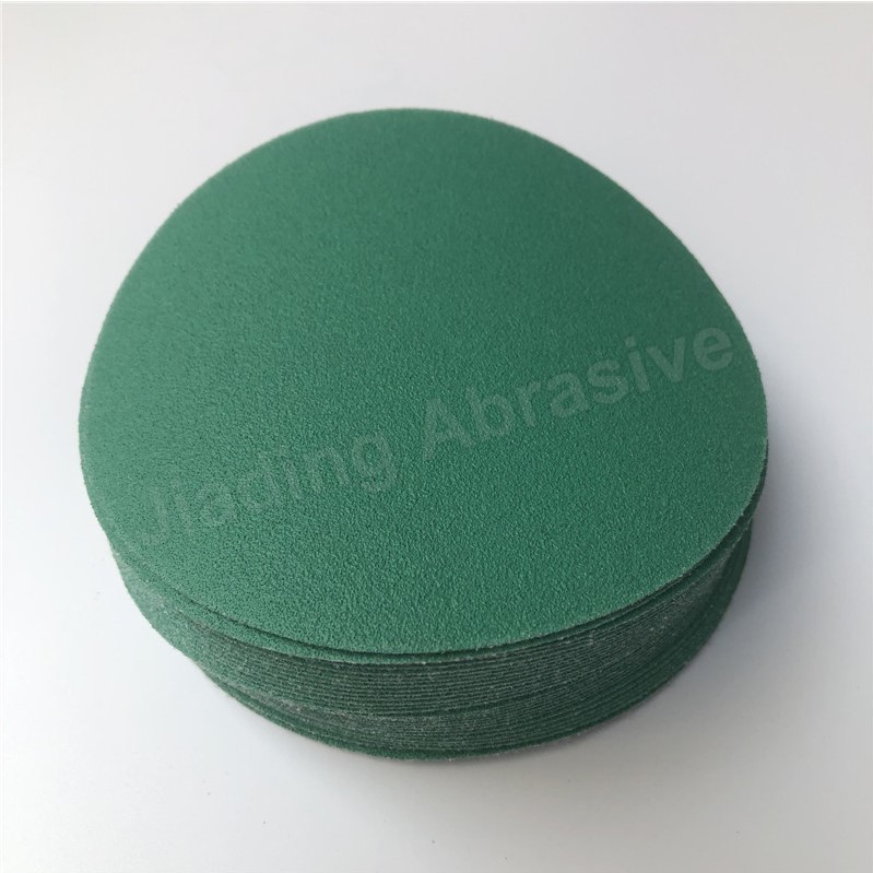 Self Adhesive Abrasive Sanding Disc Sandpaper Green Film 125mm 5" P36-P1200