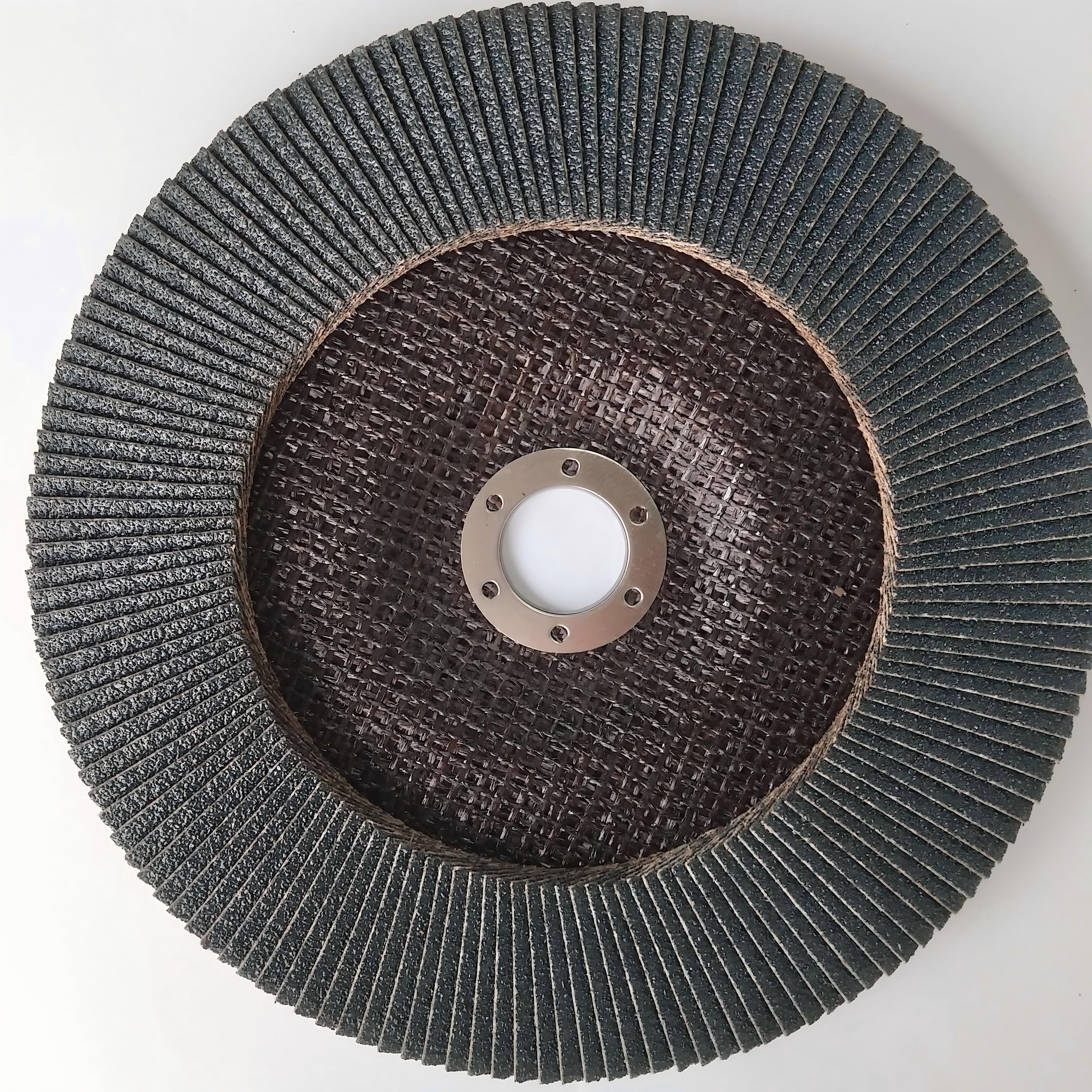 T27 Depressed Center Abrasive Flap Disc 4.5 Inch 60 Grit 115x22mm For Aggressive Smoothing
