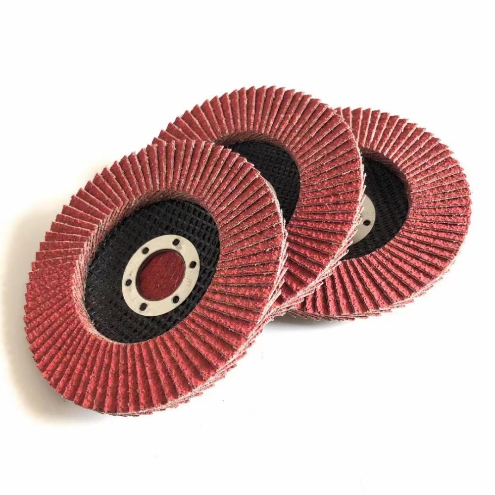 40 Grit Coarse Ceramic Abrasive Flap Disc 125mm For Die Grinder 12200RPM