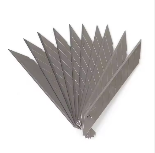 Carbon Steel Snap Off Cutter Blade Breakable Stretchable Paper Cutter Tool 18mm