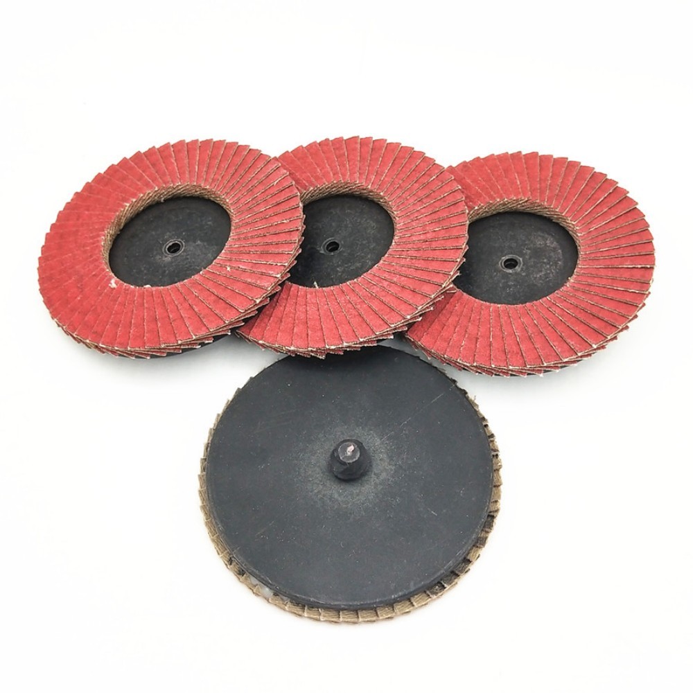 75mm 3" Mini Flap Roloc Quick Change Discs Abrasive For Sanding