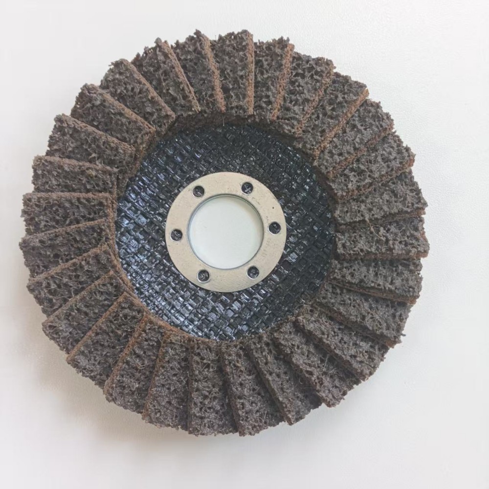 Coarse Grit Abrasive Non Woven Flap Wheel Disc Sandpaper Flapper 150mm 180mm