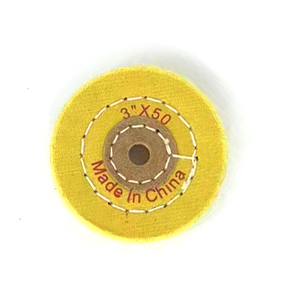 6 Inch Heavy Duty Cotton Buffing Wheels 50 Ply & 80 Ply for Industrial Polishing