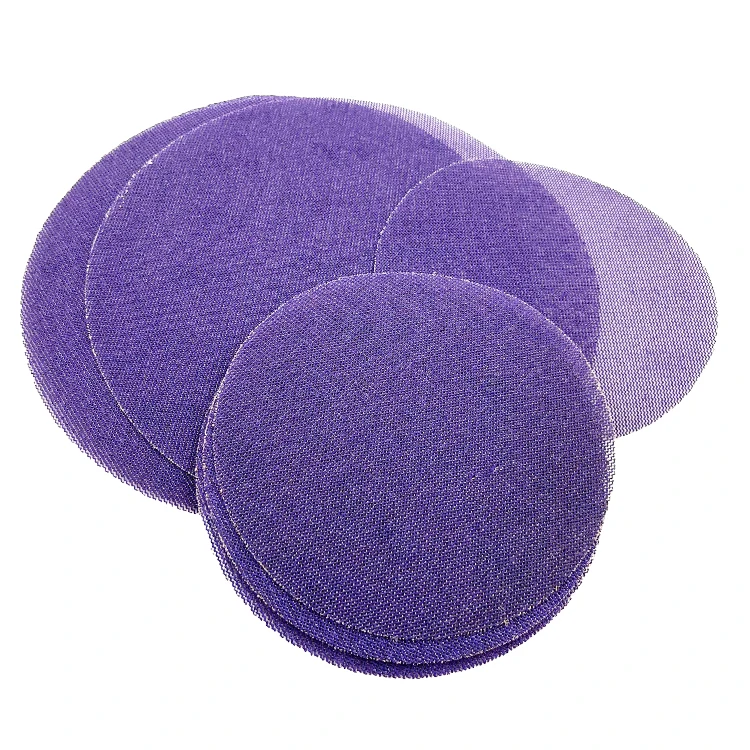 Ceramic Mesh Abrasive Sanding Disc Sandpaper 225mm 150mm With Hook And Loop